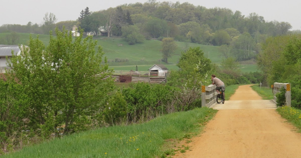 Nomadic Newfies ElroySparta State Bike Trail