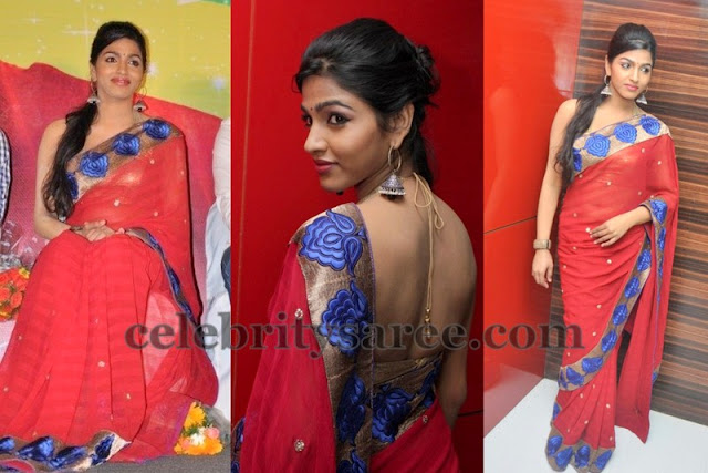 Dhansika in Back Less Blouse