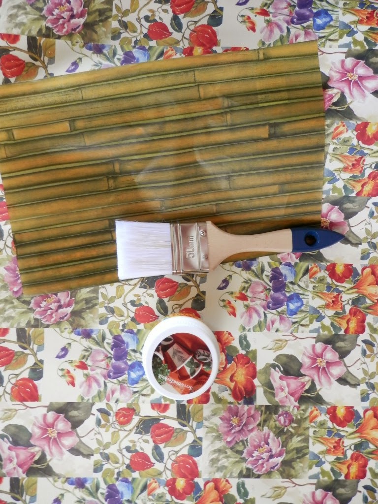 Trees and Dreams Decoupage with iron