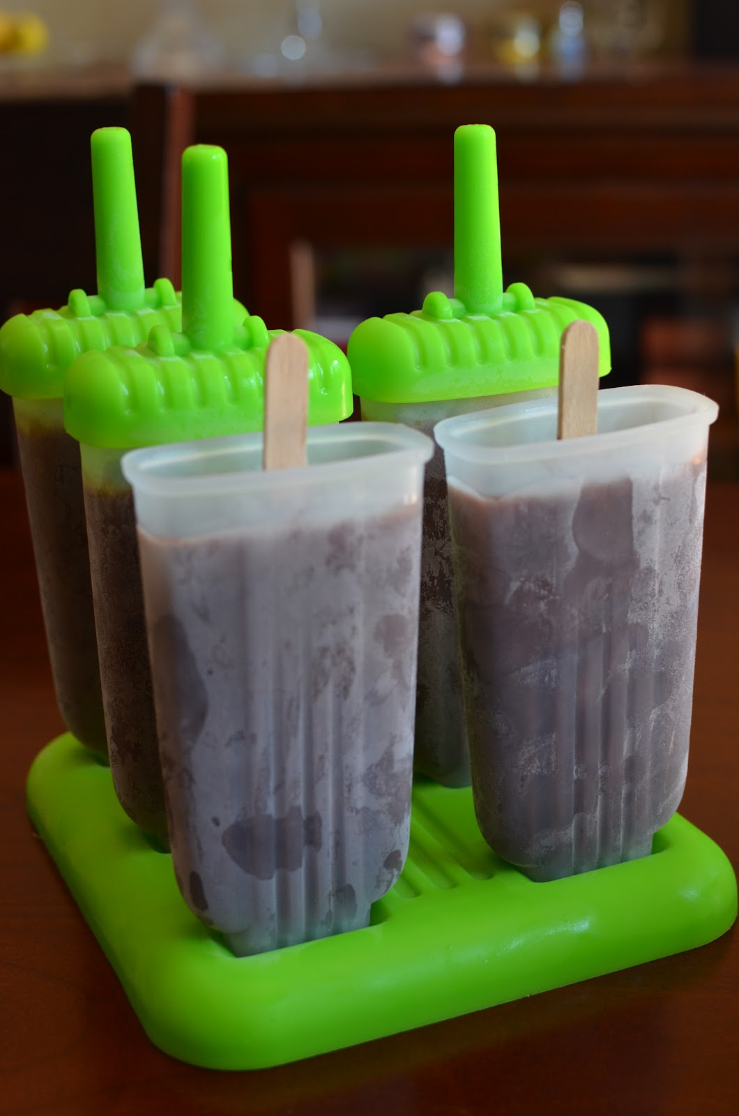 Playing with Flour Lighter chocolate popsicles