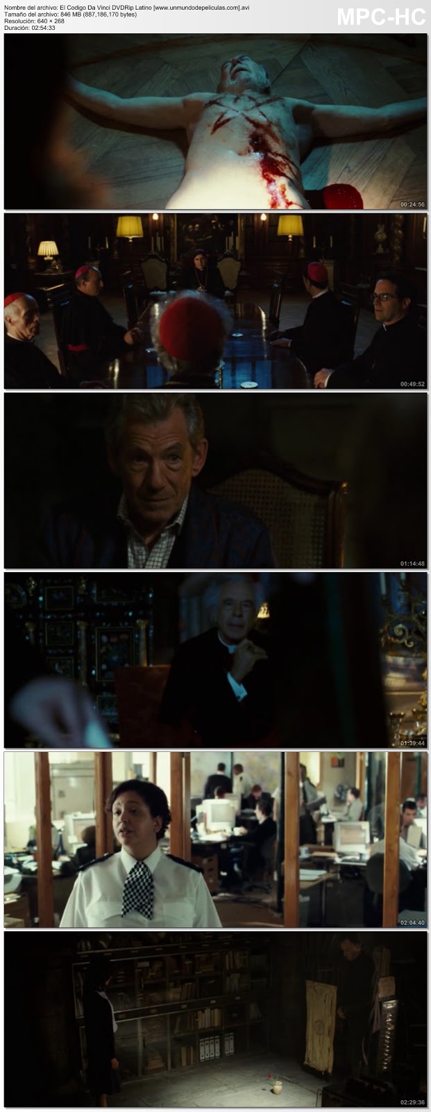 Capturas de la película.