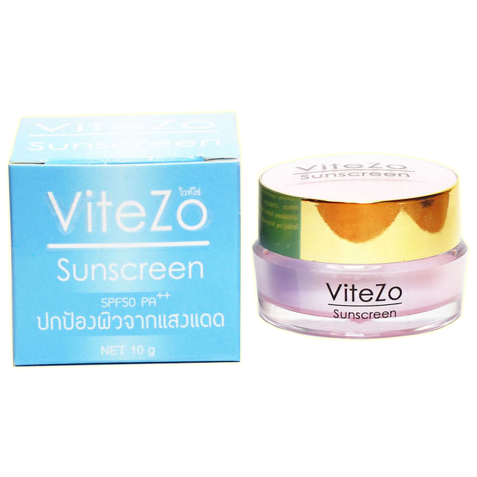 ViteZo Sunscreen[ที่สุดของกันแดดเนื้อบางเบากันน้ำ]