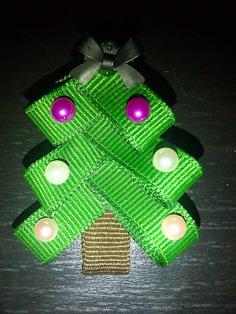 lucky s crafts make your own christmas tree hair clip lucky s crafts make your own christmas tree hair clip