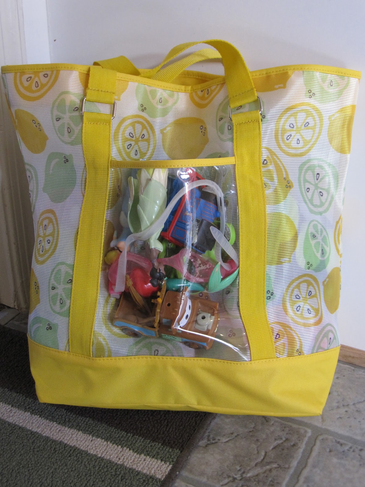 between the toys Target Bag