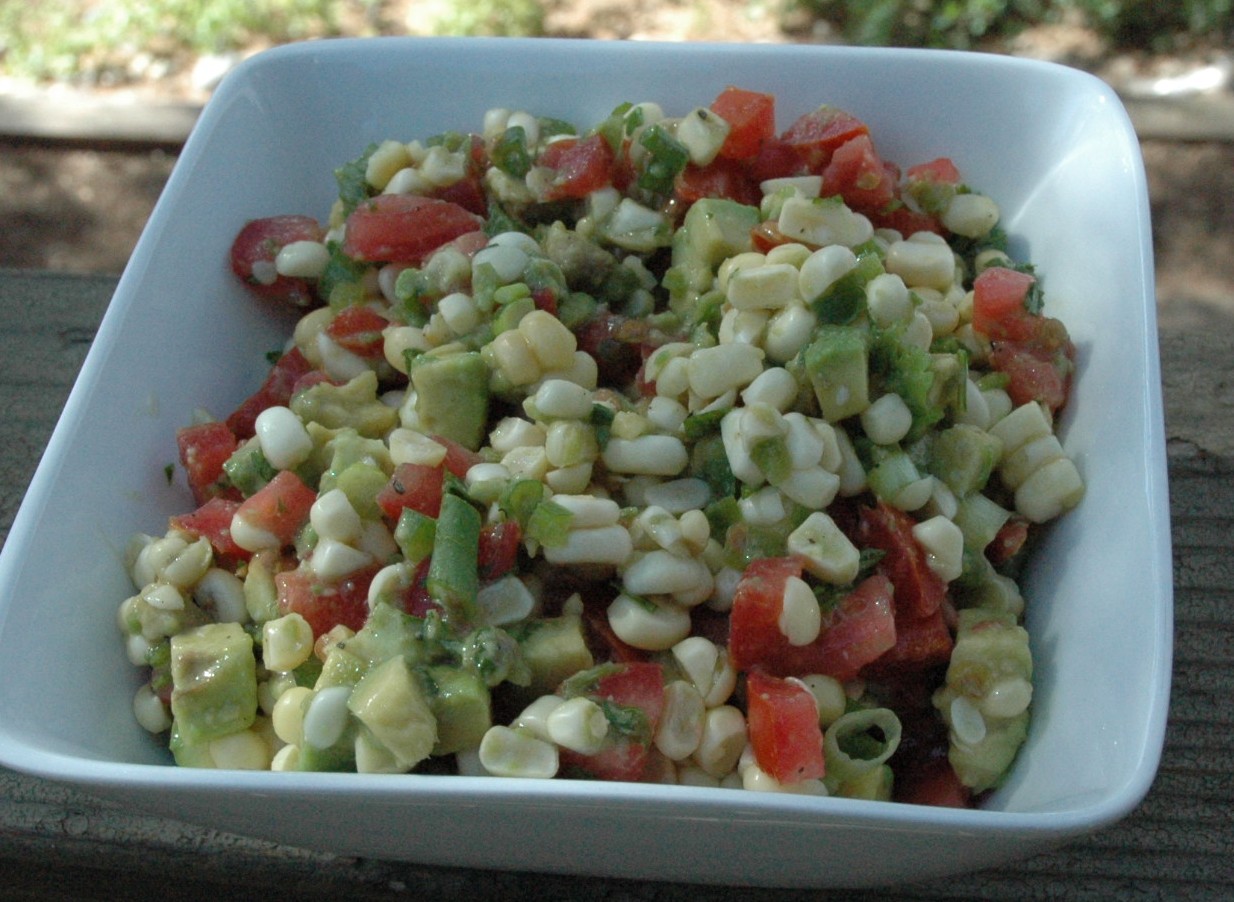 Grilled Corn Guacamole