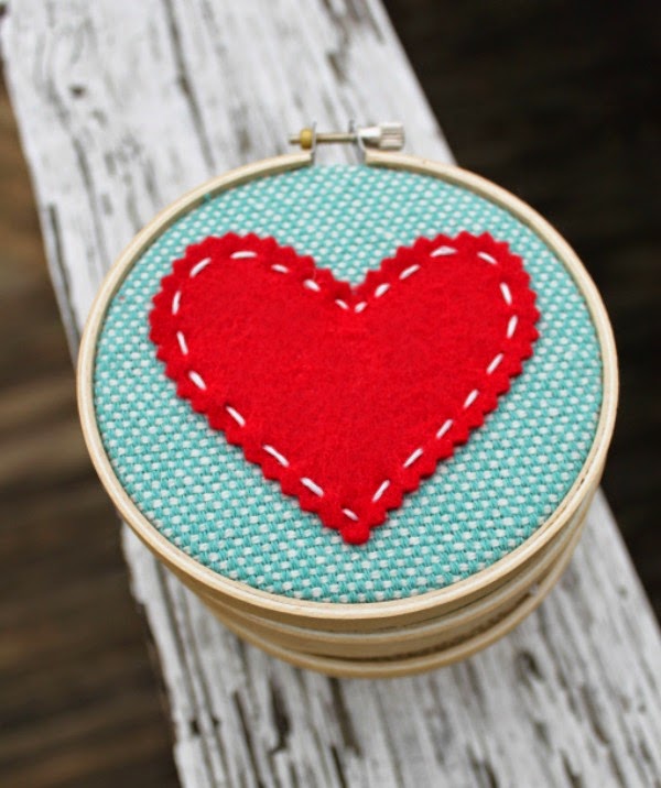 Cheap Embroidery Hoop Art · Cozy Little House