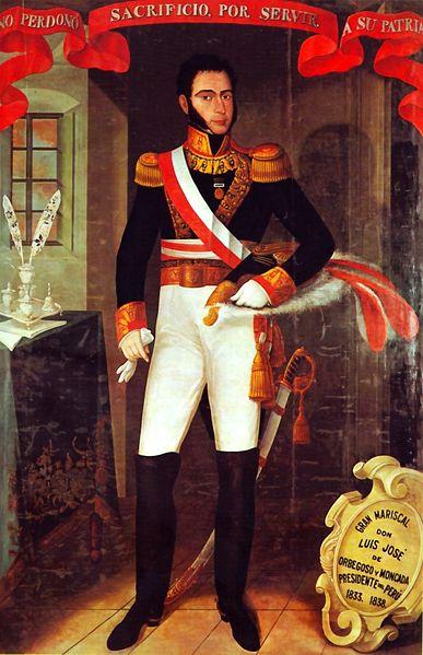 LUIS JOSE DE ORBEGOSO Y MONCADA Imagen de Luis José de Orbegoso y Moncada