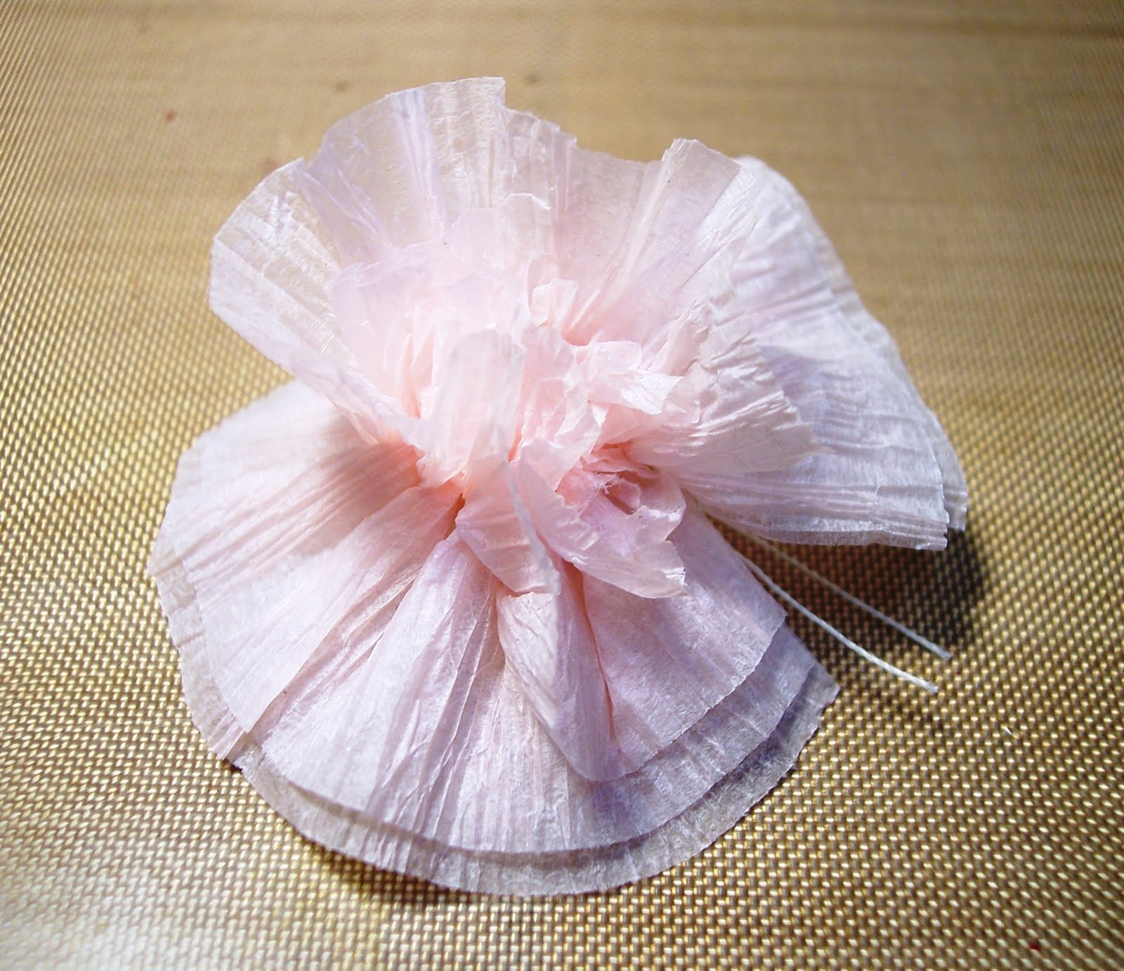 Paper Squirrel Tutorial Crepe Paper Carnation