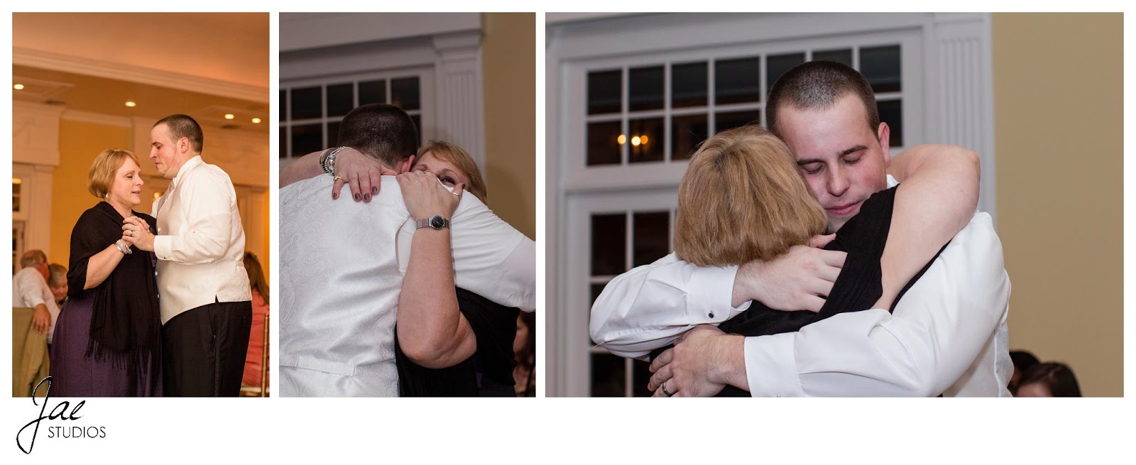 Jonathan and Julie, Bird cage, West Manor Estate, Wedding, Lynchburg, Virginia, Jae Studios, mother, groom, dancing, hugging, reception