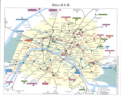 Carte Metro Paris RATP Image