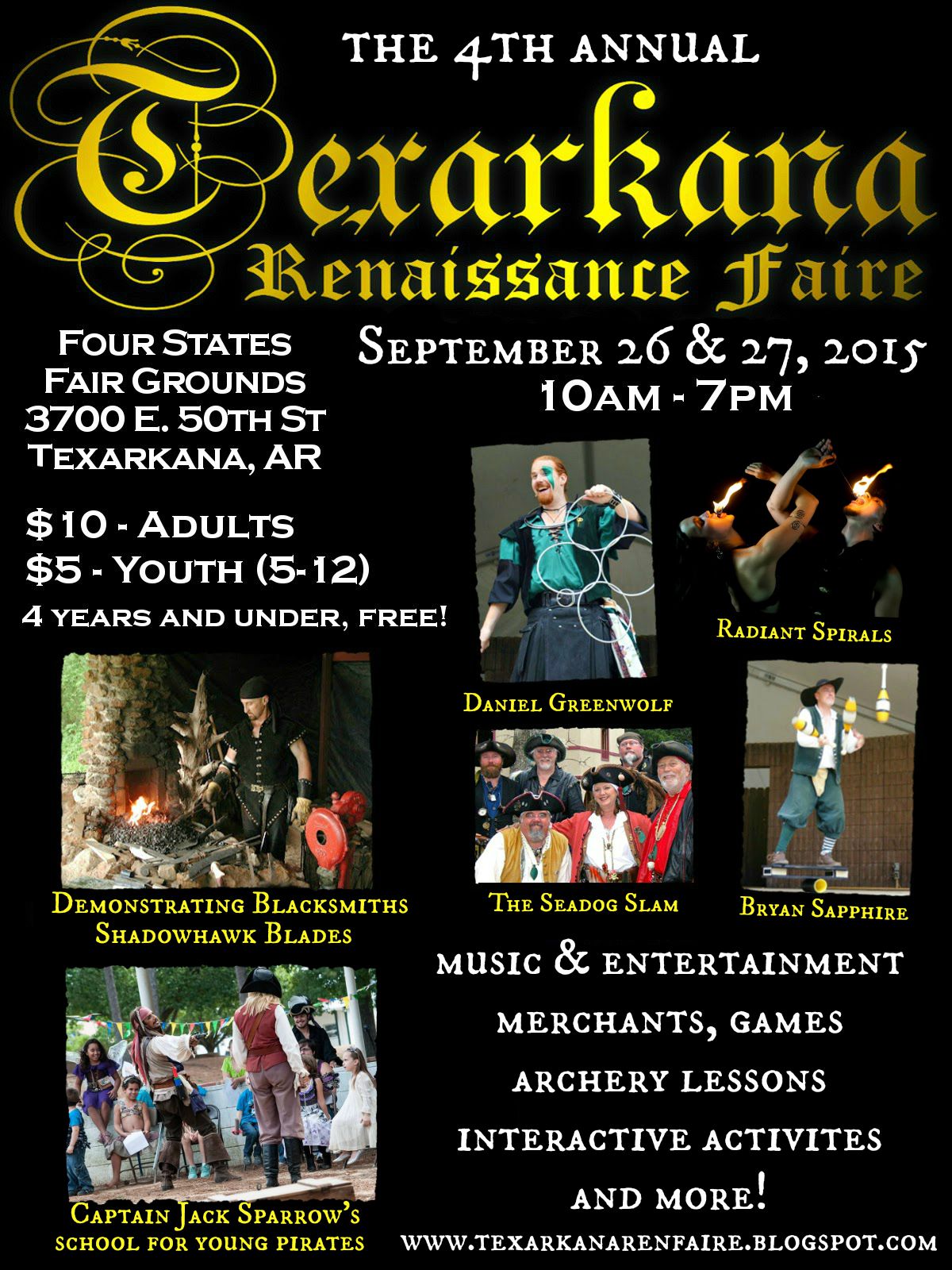 Texarkana Renaissance Faire Discount Tickets for Sale!