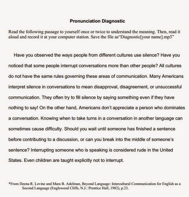 English pronunciation test online image