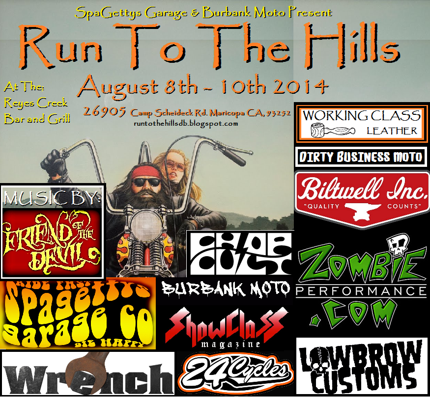 ChopCult Save the date August 810, 2014 Run To The Hills