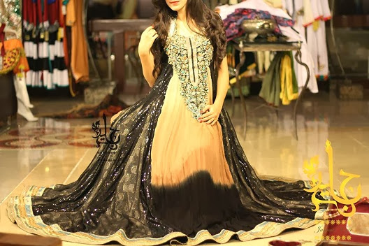 Zahra Ahmad Stylish New 2013-14 Winter Party Wear Dresses Collection For Women & Girls Zahra Ahmad Stylish New 2013-14 Winter Party Wear Dresses Collection For Women & Girls
