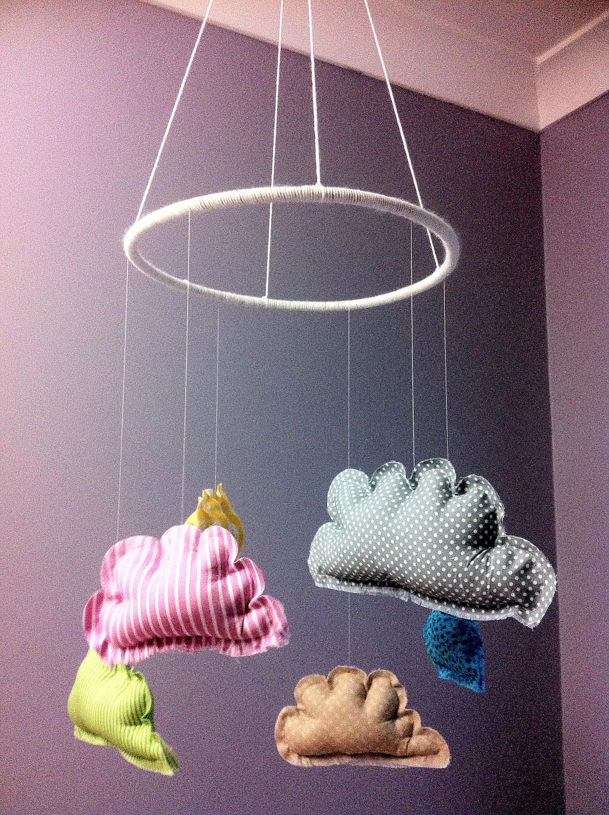 Sweet Mary Cloud Nursery Baby Mobile
