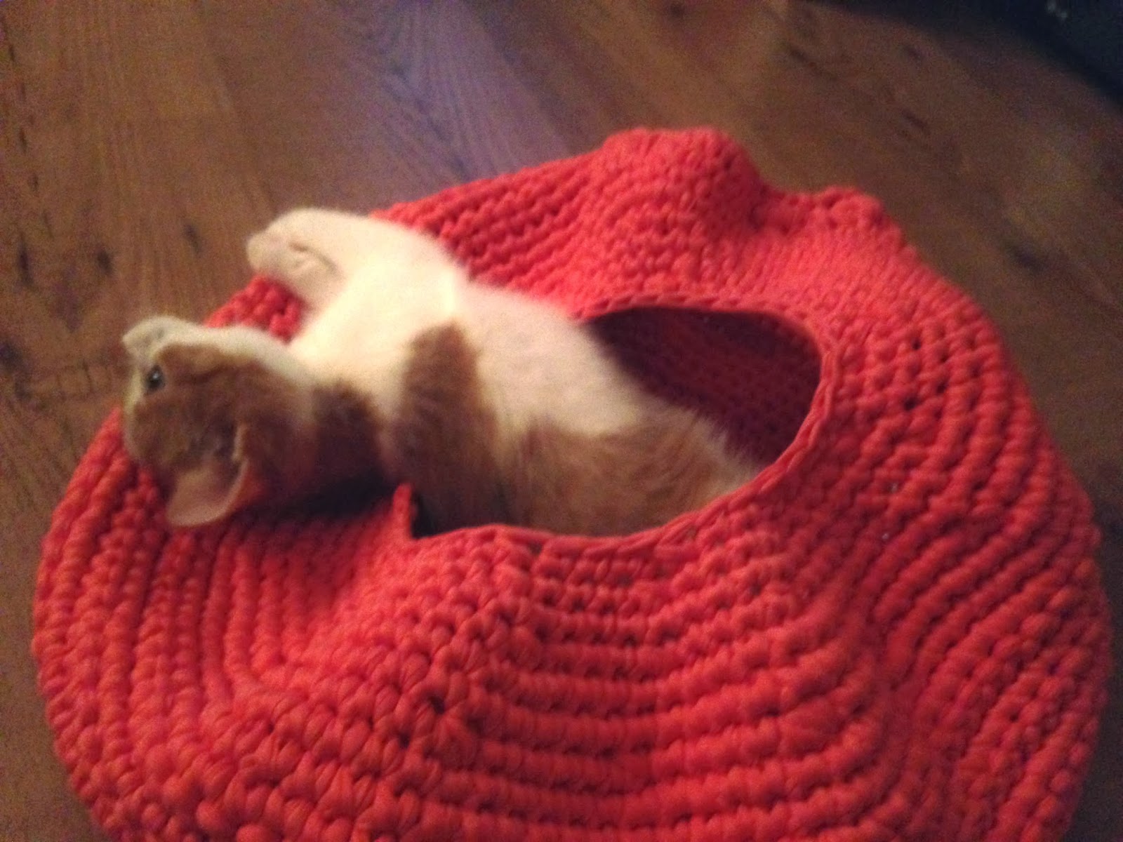 Crocheted Cat Nest