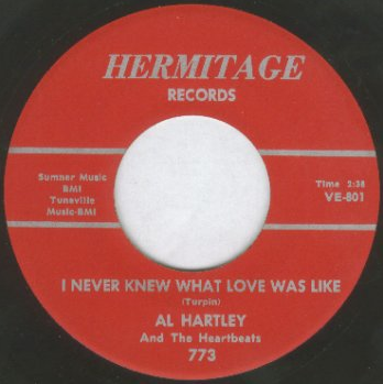 Al Hartley - I Never Knew What Love Was Like / Ev'ry Little Teardrop Al Hartley - I Never Knew What Love Was Like / Ev'ry Little Teardrop