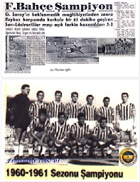 1960 - 1961 ŞAMPİYON FENERBAHÇE