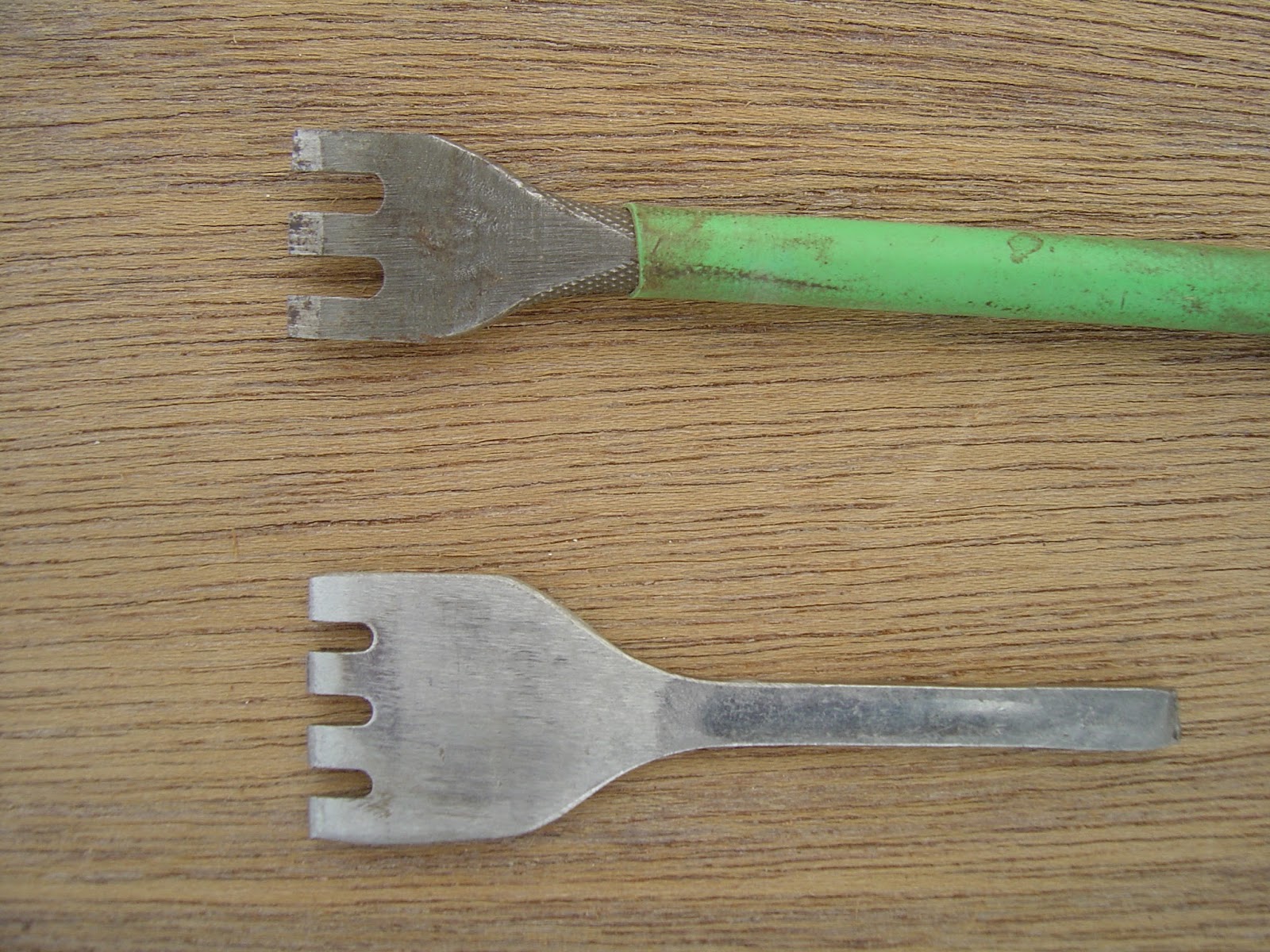 Home Made Leather Tools How To Make MultiPronged Leather punches From