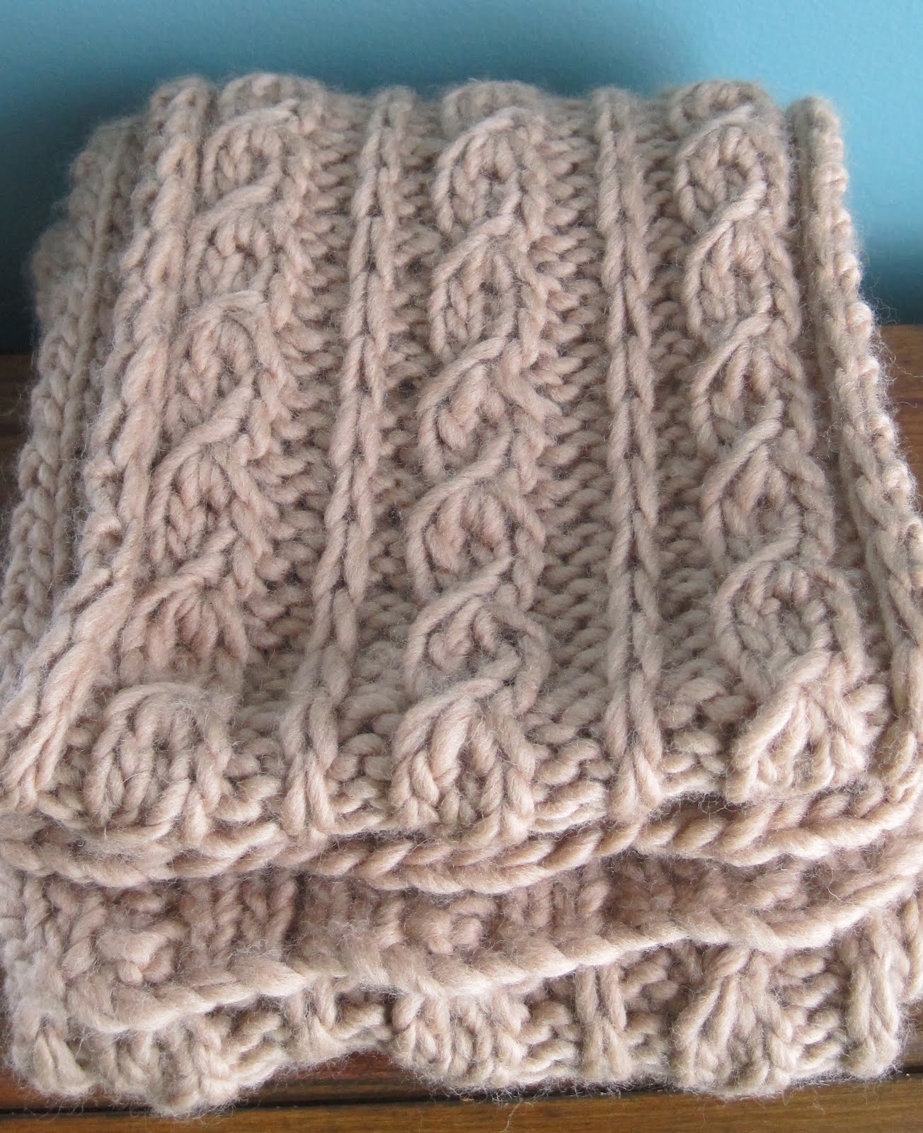 Discoknits: Lofty Scarf #1