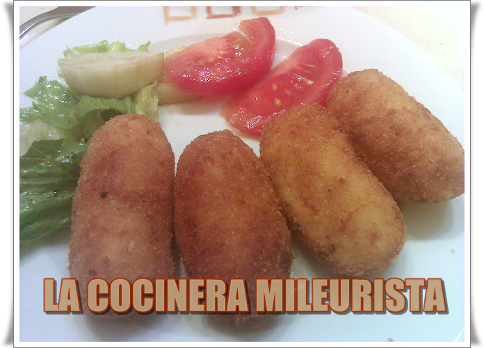 La Cocinera Mileurista Croquetas de Pollo Jugosas/con esta entrada