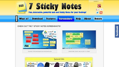 7 Sticky Notes, Desktop Widget