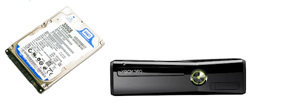 xbox 360 320gb hddss bin 160gb