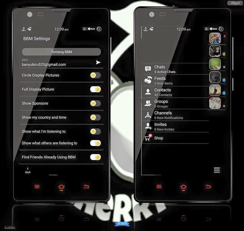 BBM Mod Blackcherry v2.8.0.21 Apk BBM Mod Blackcherry v2.8.0.21 Apk