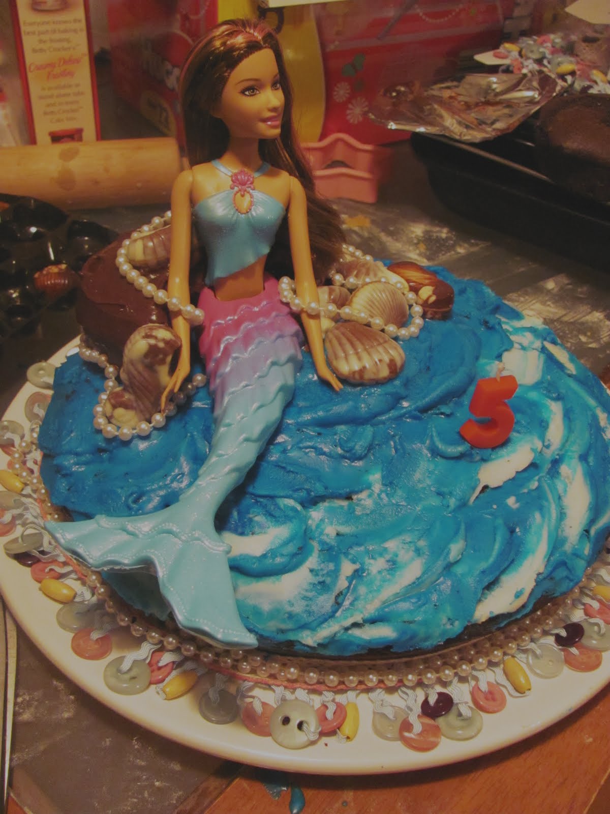Barbie Mermaid Cake Ideas and Designs
