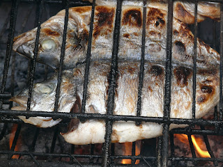 grilled bream