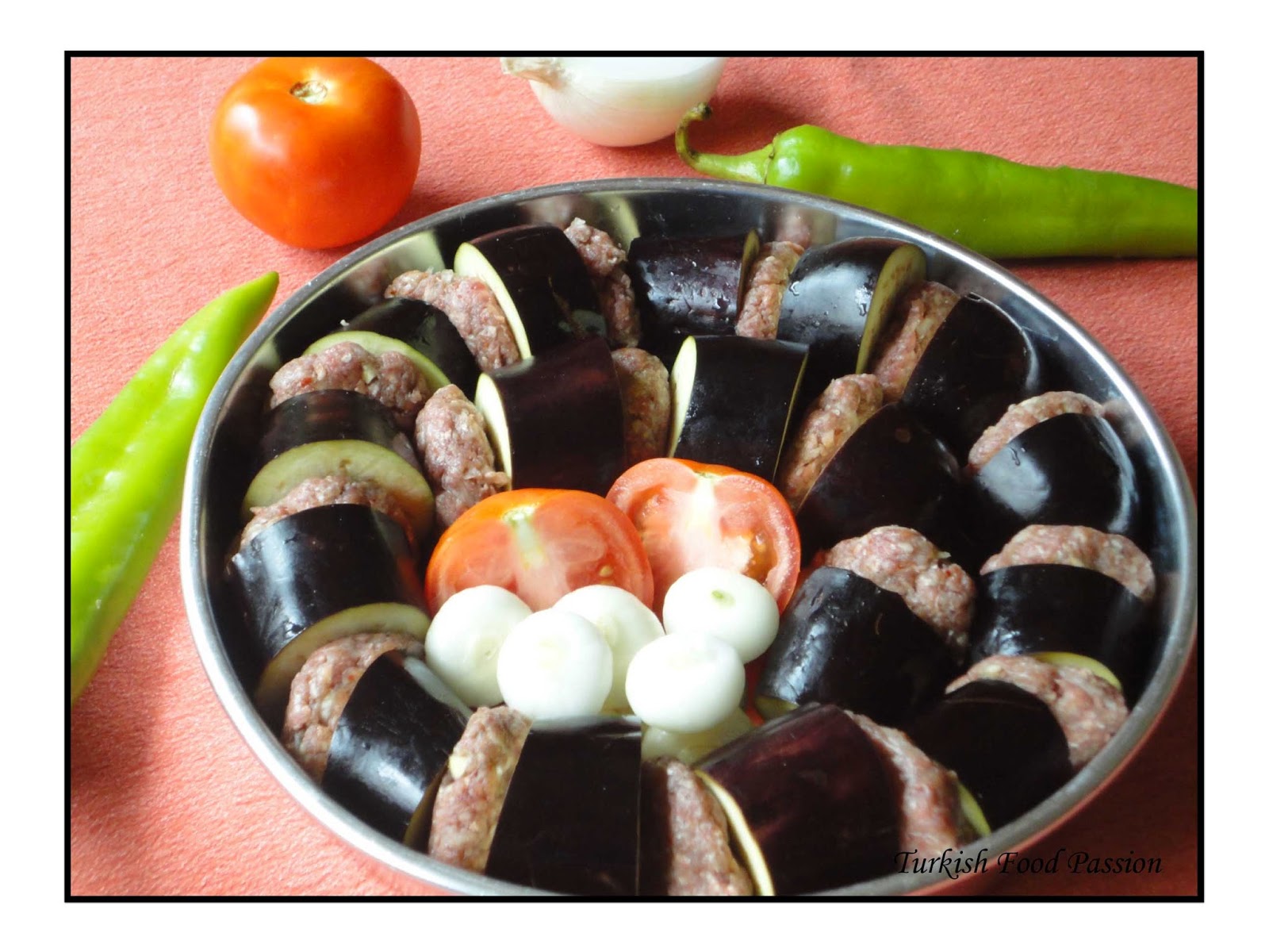 Turkish Food Passion Baked Eggplant Kebab (Tepside Patlıcan Kebabı)