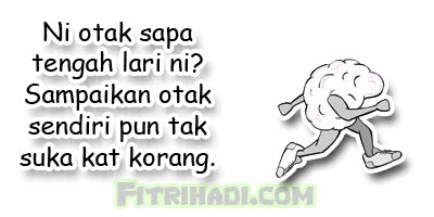 otak pelajar blogger takde akal