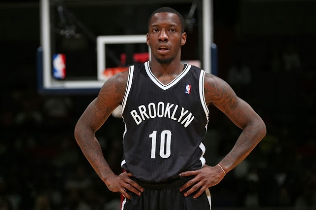 Brooklyn Nets' Tyshawn Taylor during a game against the Celtics