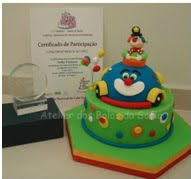 Bolo vencedor do 3º Lugar no Concurso ao Vivo do Cake Alive 2012