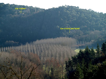 Panoràmica cap a llevant des del Bosc de Can Pararol Panoràmica cap a llevant des del Bosc de Can Pararol