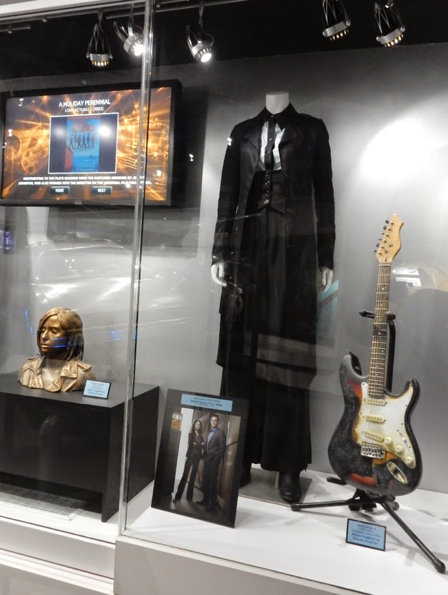 Hollywood Movie Costumes and Props Original Warehouse 13 costume and props on display