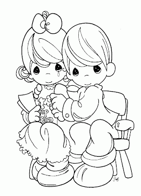 Precious Moments Coloring Pages Printable