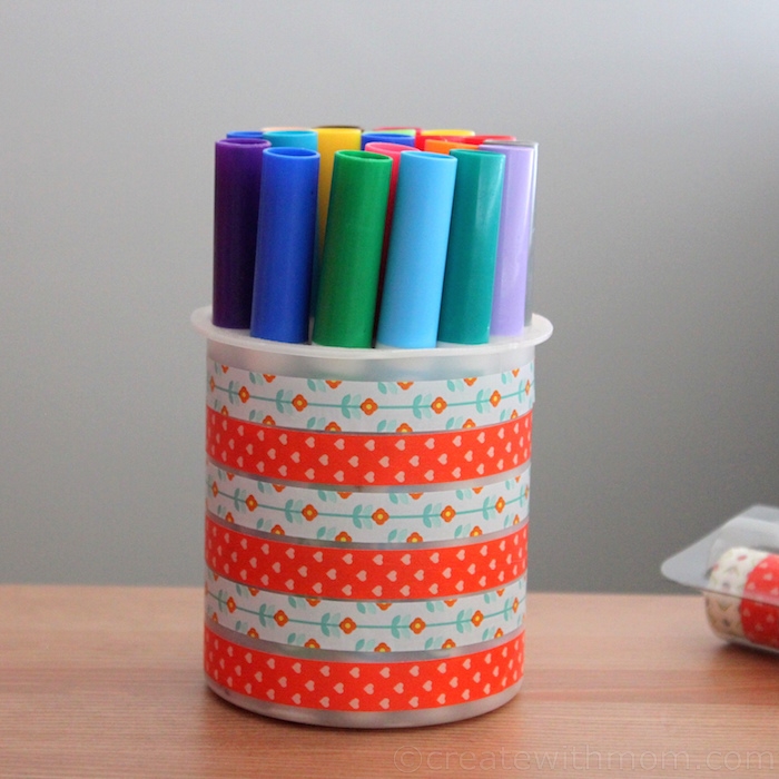 Create With Mom Holiday Crafting with Washi Tape