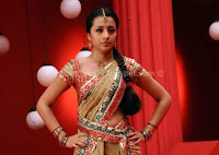 Hot, actress, trisha, saree, pics