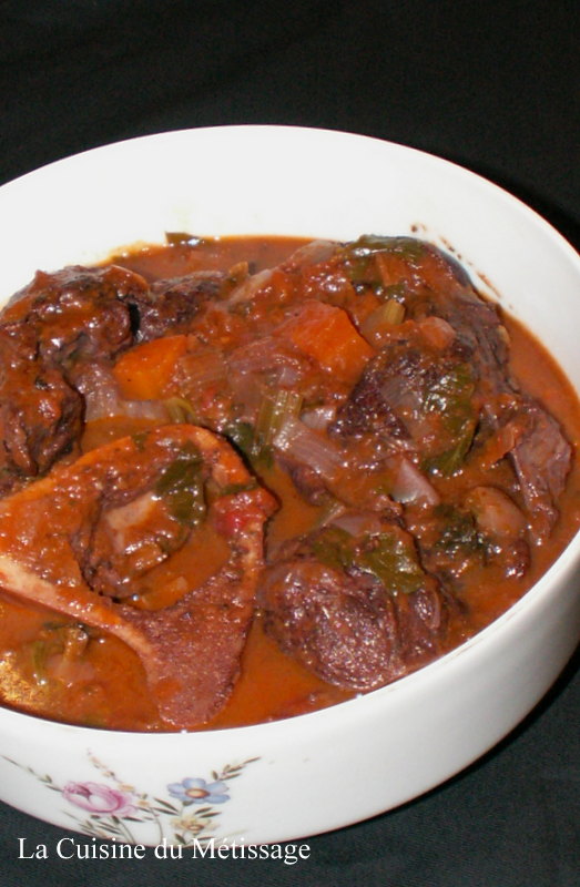 Jarret de Boeuf Braisé Cuisine et Métissage