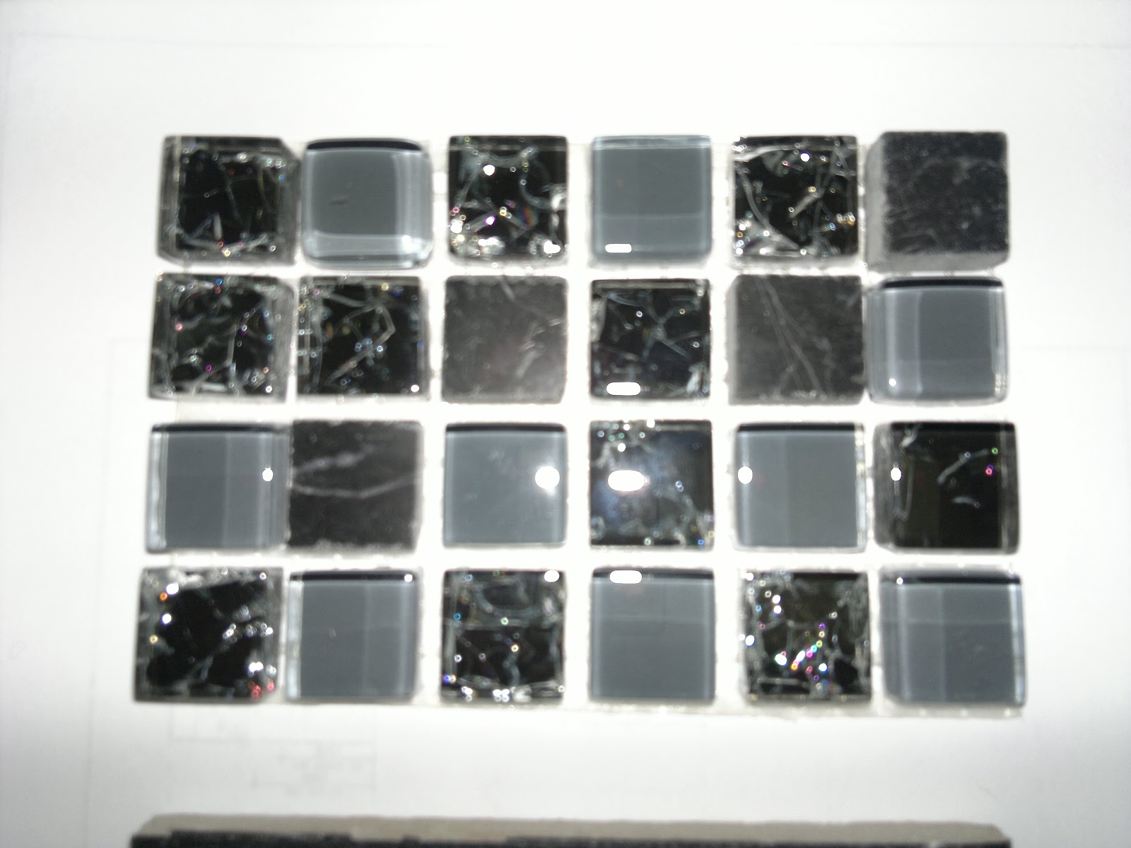 Luxor kitchen cabinets UPGRADE Kitchen Splash back Ice Glass Mosaic