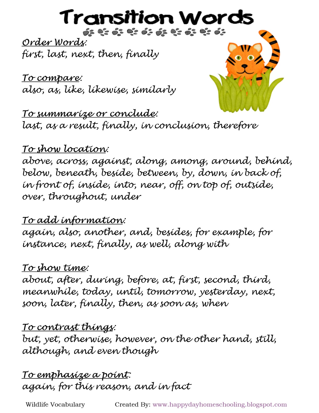 Worksheets Transition Words Worksheet transition words for contrast okl mindsprout co contrast