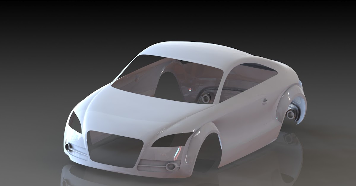 Desenhos em Solidworks e Autocad Lataria Audi TT