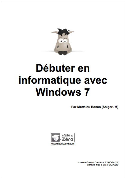  Débutez l'Informatique avec WINDOWS SEVEN  Windows+7