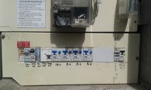 Domestic Meterbox with Dinmount 2 Pole RCBO's+circuitbreakers