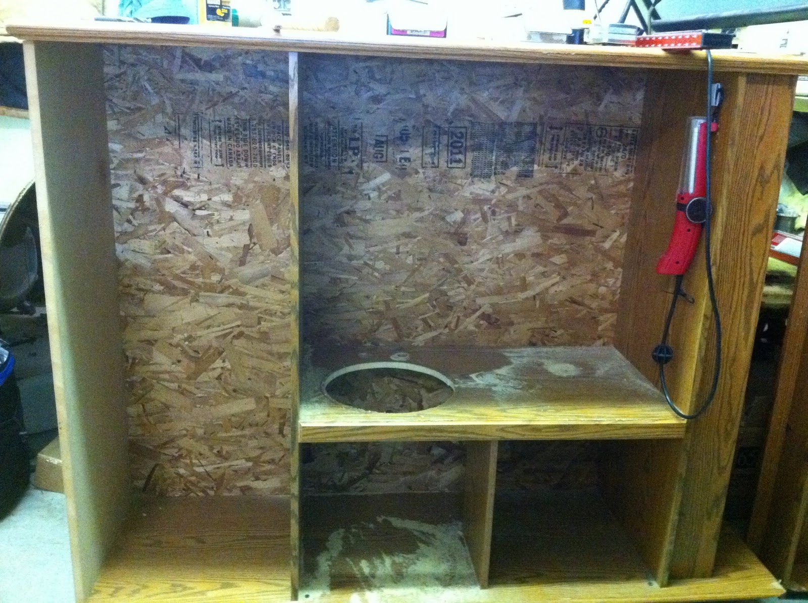Contact paper on kitchen cabinets DIY Old Entertainment Center Play Kitchen