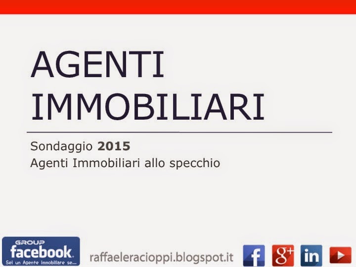 Sondaggio Agenti Immobiliari 2015