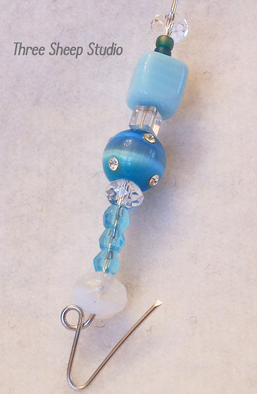 Three Sheep Studio How To Make A Beaded Ornament Hanger...