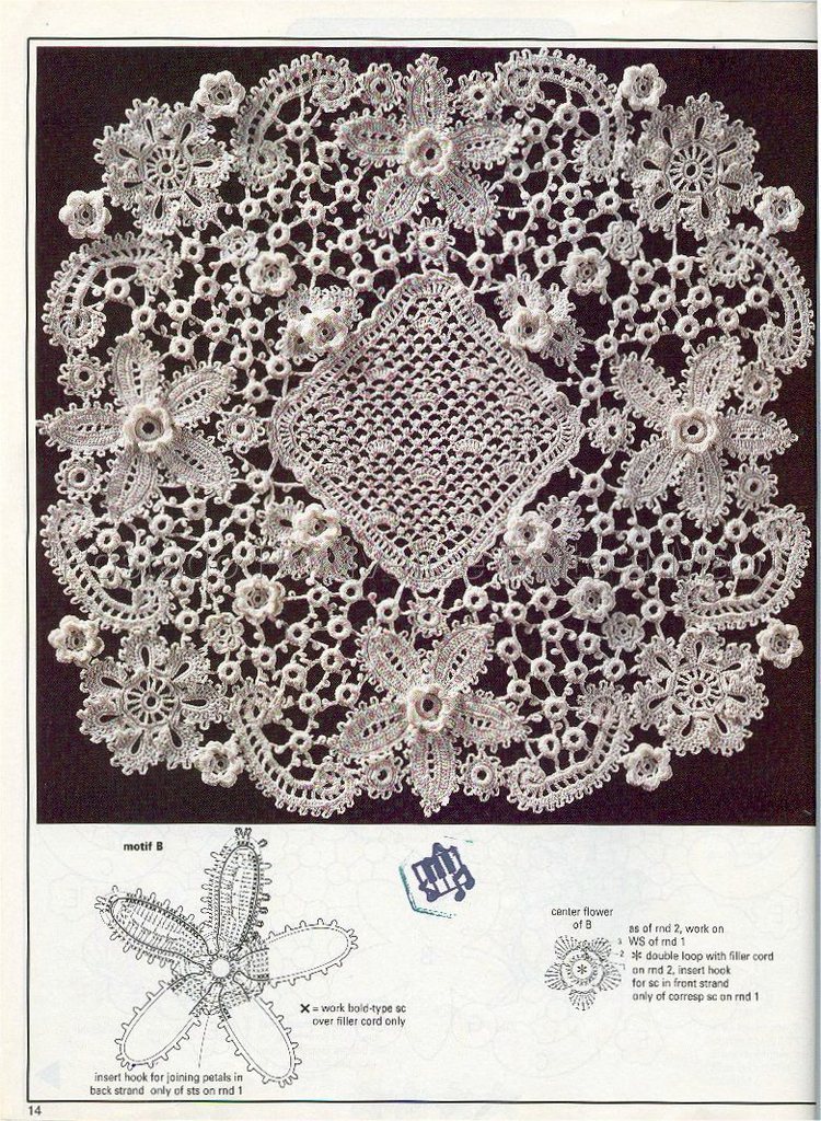Centro de Mesa Caminho Folhas Crochet Cosas para comprar ...