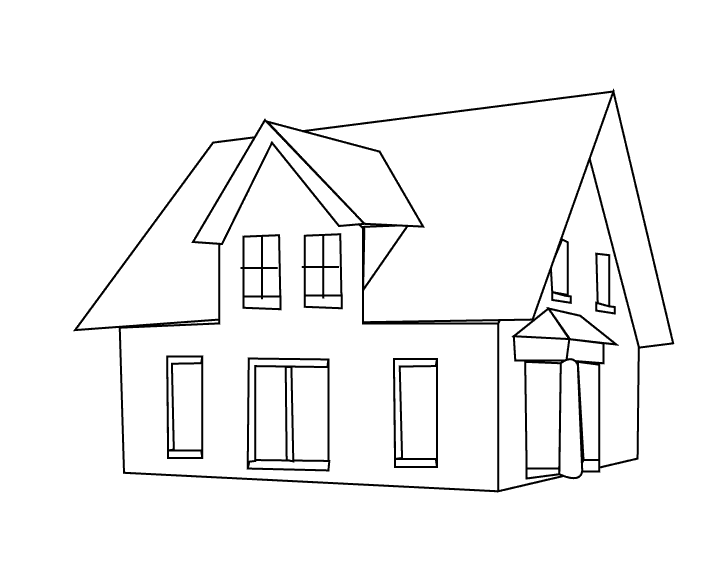 House Coloring Pages: Free Printable House Coloring Pages House Coloring Pages: Free Printable House Coloring Pages